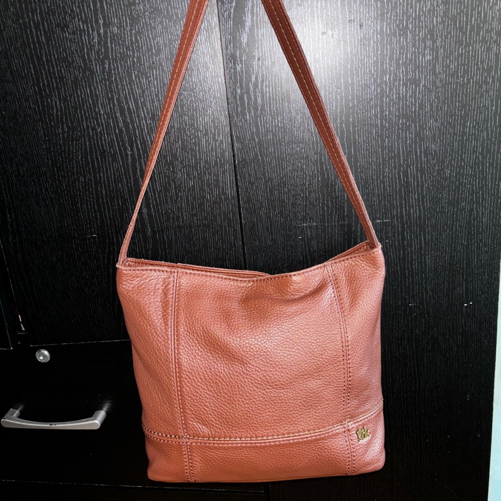 The Sak Leather Cognac Bag